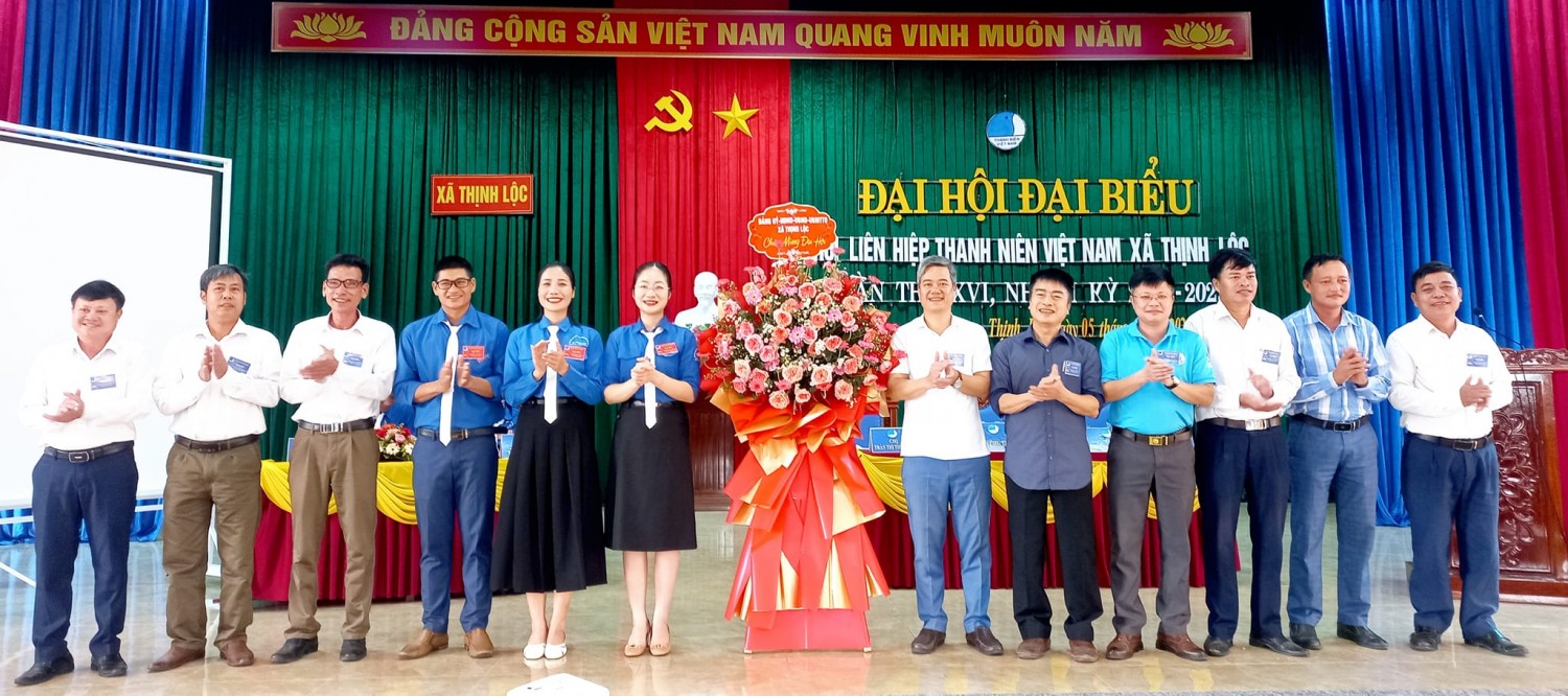 ĐẠI HỘI LHTN VIỆT NAM XÃ THỊNH LỘC NHIỆM KỲ 2024 – 2029